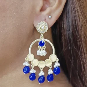 Kundan Chandbali Earrings