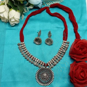 Goddess Durga Opera Necklace Set for Women