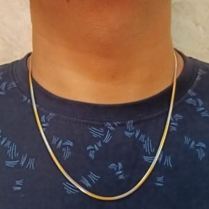 Men's Dual-Tone Style Chain