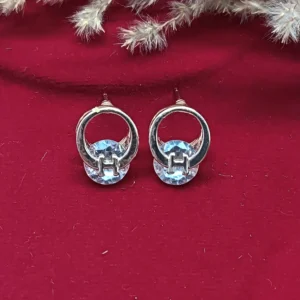 Elegant Gold-Tone Stud Earrings for Girls