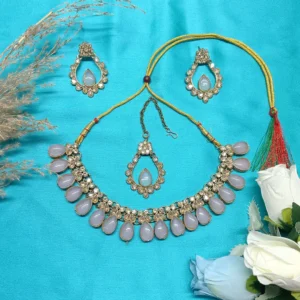 Exquisite Teardrop Matinee Necklace Set