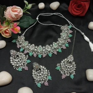 Kundan & Pearl Princess Jewelry Set