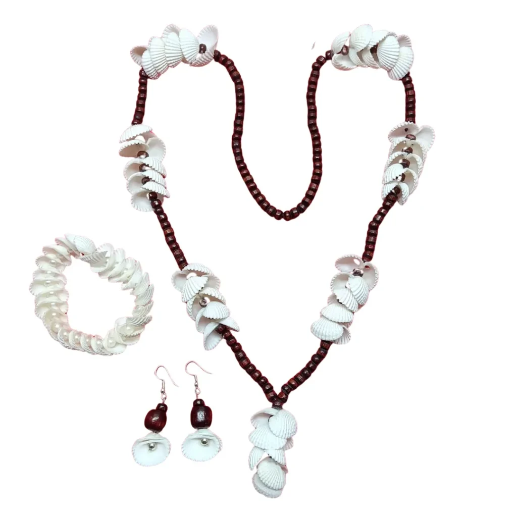 Women’s Boho Shell Opera Jewelry Set