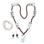 Women’s Boho Shell Opera Jewelry Set