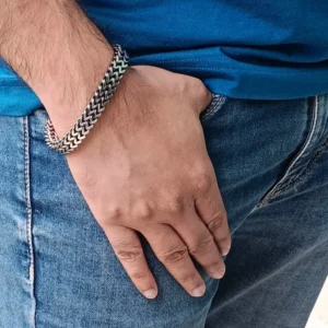 Men’s Zig Zag Design Interwoven Bracelet