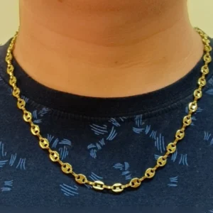 Anti-Tarnish Men’s Gold-Tone Chain