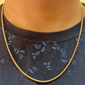 Anti-Tarnish Gold-Tone Chain For Men