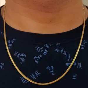 Gold-Tone Sleek Chain for Men