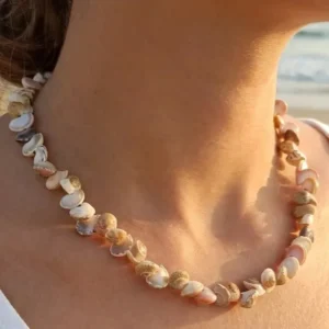 Boho Seashell Matinee Necklace