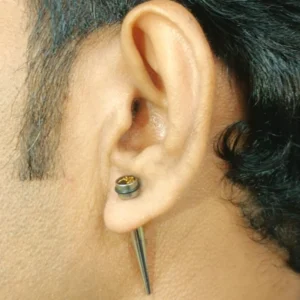 Men’s Spike Fake Gauge Earring