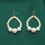 Handcrafted White Pearl Jewelry Set