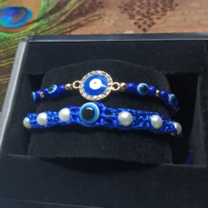 Elegant Evil Eye Rakhi Set
