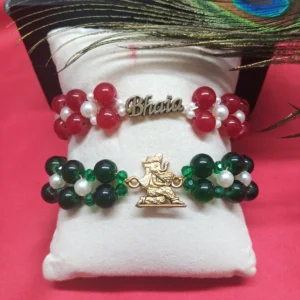 Handmade Rakhis with Bhaiya & Ganesha Charms