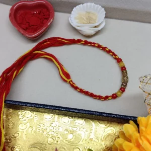 Spiritual Mauli Rakhi with Roli and Chawal