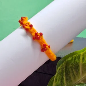 Handmade Woolen Thread Beads Rakhi