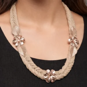 Handcrafted Braided Jute Necklace