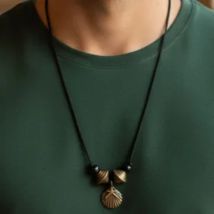 Minimalist Shell Pendant for Men and Boys