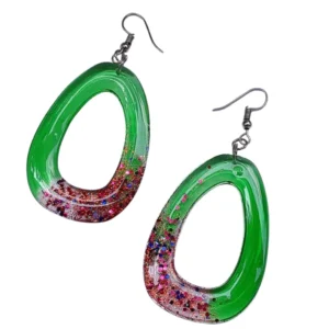 Resin Earrings: Unique & Handmade Designs F JEAR 257 0123 3