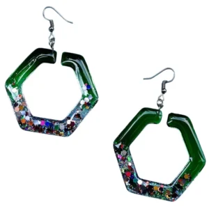 Resin Earrings: Unique & Handmade Designs F JEAR 257 0124 3