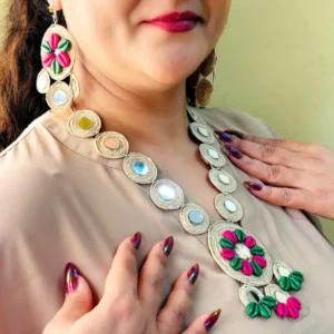 Handmade Jute & Shells Necklace Set