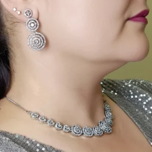 Elegant American Diamond Jewelry Set