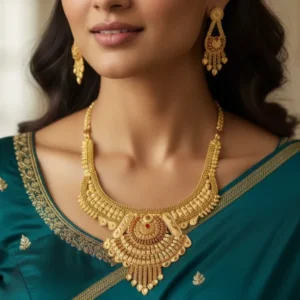 1 Gram Traditional Indian Bridal Jewelry Set