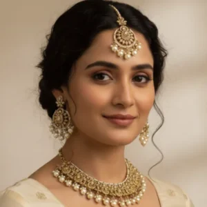 Precious Kundan Jewelry Set for Women