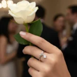 Dainty Silver-Tone Bow Ring for Women