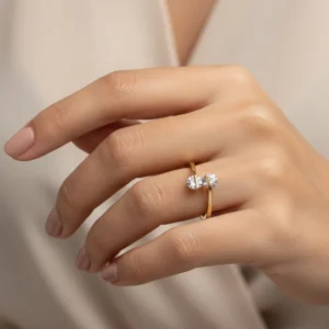 Statement Adjustable Open Band Ring