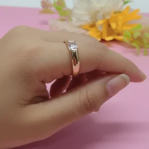 Statement Gold-Tone Open Band Ring
