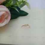 Graceful Heart Arrow CZ Ring for Women