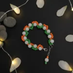 Handmade Symbolic Beaded Tricolour Bracelet