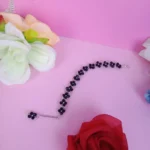 Delicate Floral Glass Beaded Bracelet – view 6