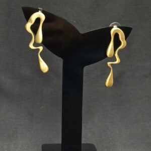 Melted Metal Earrings for Women
