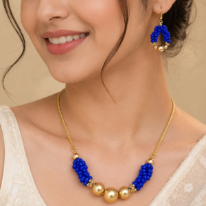 Stylish Handcrafted Colorful Beaded Jewelry Set