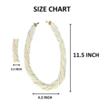 Stylish Multi-Layered Beaded Necklace