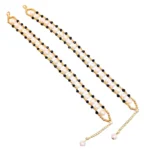 Stylish Double Layer Pearl Beaded Anklet