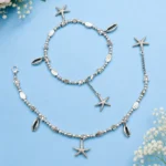 Starfish & Seashell Charm Foot Jewelry