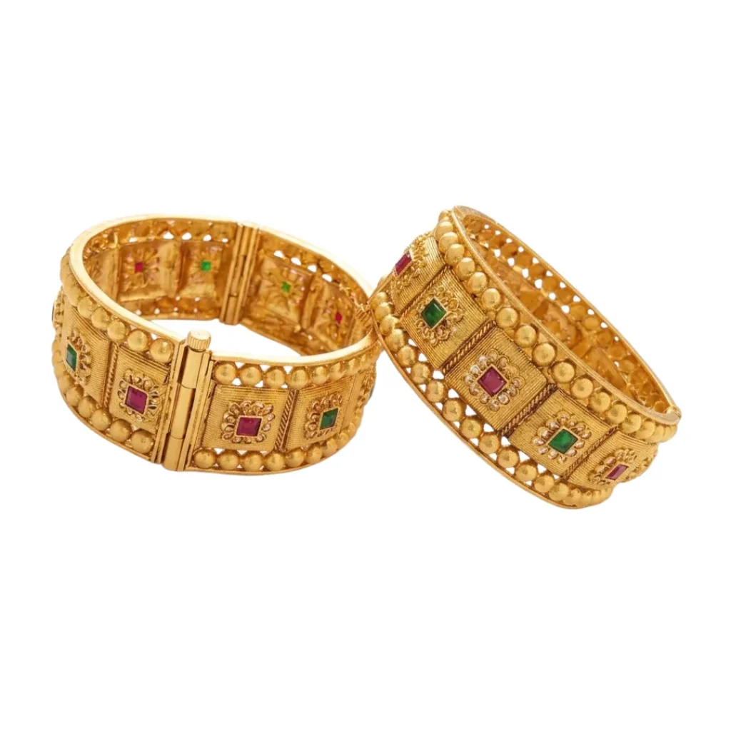 Traditional Openable Brass Kada Bangle
