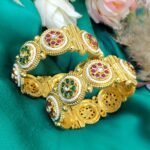 Rajwadi Style Openable Brass Kada Set