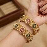 Rajwadi Style Openable Brass Kada Set