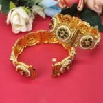 Rajwadi Style Openable Brass Kada Set