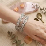Geometric Cubic Zirconia Stone Studded Kada