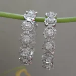 Geometric Cubic Zirconia Stone Studded Kada