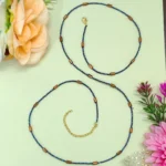 Boho Style Midnight Blue Beaded Waist Chain