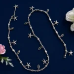 Silver Beach Style Beaded Waist Chain