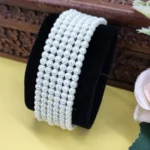 White Beaded Multi-Layer Bracelet for Women
