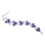 Geometric Heart Pattern Beaded Bracelet – view 2