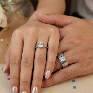 Romantic His & Hers Matching Ring Set