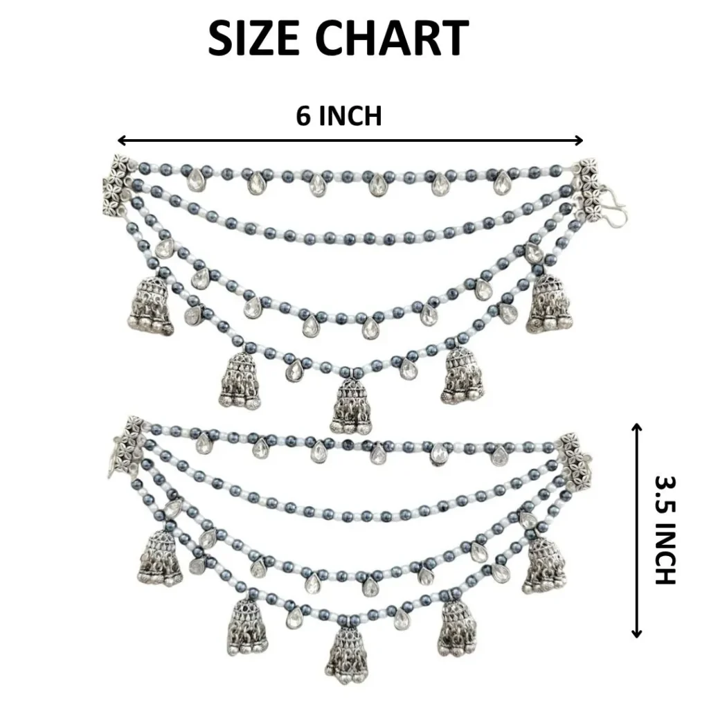 Handcrafted Multi Layer Beads Ear Chain